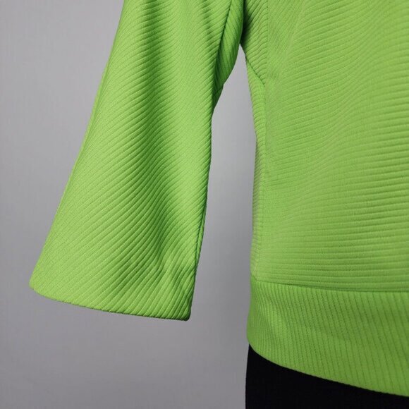 Vintage Tan Jay Green Button Up Jacket Top Size M - Picture 4 of 5